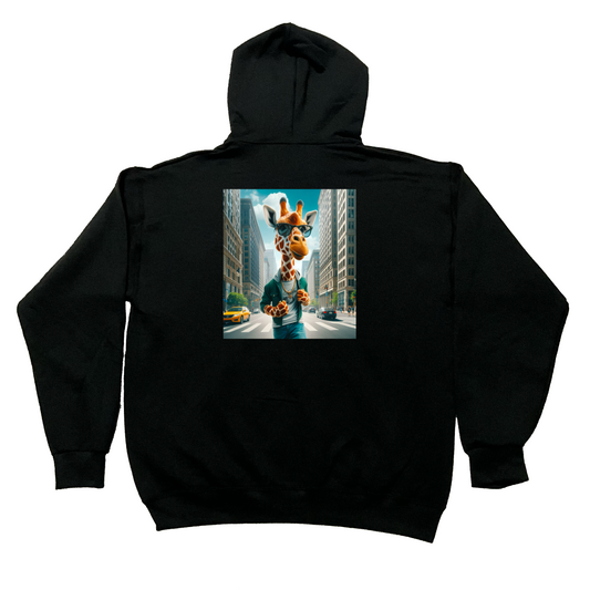 Giraffe Black Hoodie