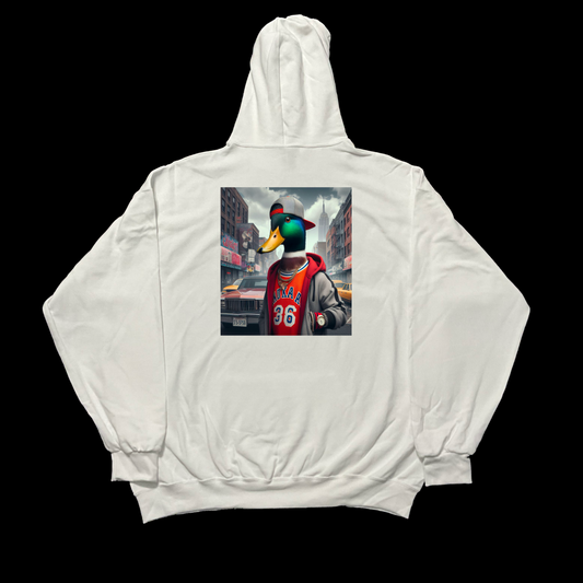 Mallard White Hoodie